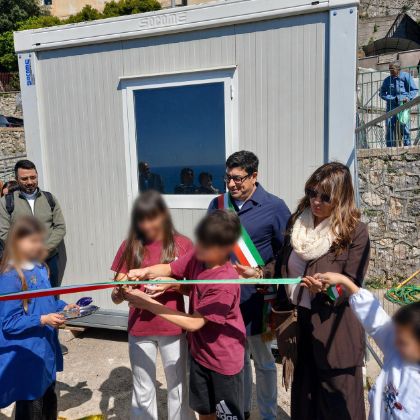 Inaugurato stamane l'ascensore della scuola primaria 