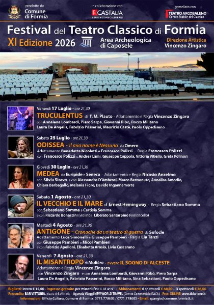 Festival del Teatro Classico di Formia - XI edizione