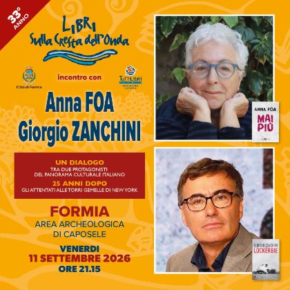 A Formia l’appuntamento conclusivo della XXXIII edizione di “Libri sulla Cresta dell’Onda”