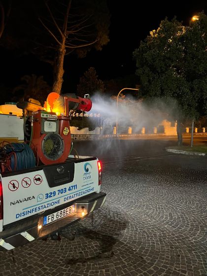 Interventi straordinari di disinfestazione adulticida a Formia