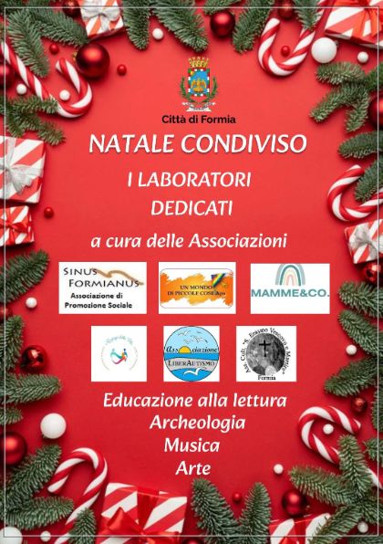 Natale Condiviso, i laboratori dedicati alle associazioni