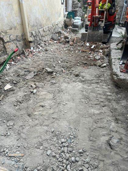 Iniziati i Lavori di Riqualificazione nel Centro Storico del Borgo di Castellonorato