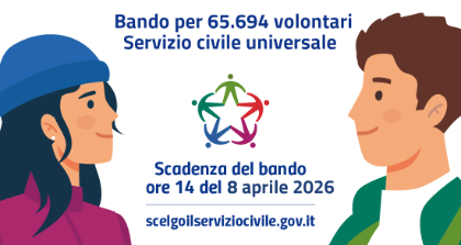 Bando volontari 2026 per il Servizio Civile Universale