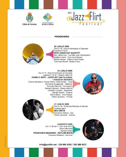 XXII edizione del Jazzflirt Festival di Formia