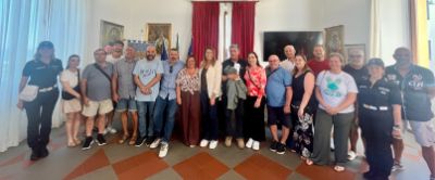 Foto di gruppo con gli ispettori ambientali comunali