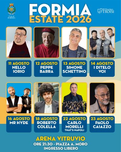 Programma Formia Estate 2026