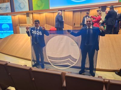 Il Sindaco Gianluca Taddeo e l'assessore al Turismo Giovanni Valerio