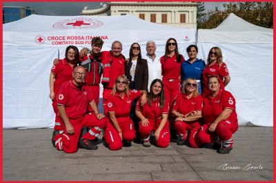 L'assessore Alessia Buco con la Croce Rossa Italiana Comitato Sud Pontino