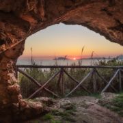 33 Tramonto dalla Grotta della Janara