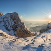 50 Gli Aurunci la neve e il Golfo