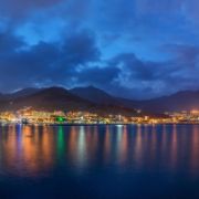 6 Formia di sera dal Molo Azzurra