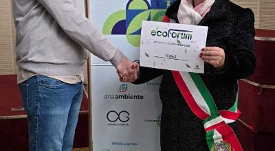 L'assessore all'Ambiente Francesca Di Rocco con il presidente di Legambiente Lazio, Roberto Scacchi