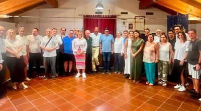 Il Sindaco Gianluca Taddeo con i delegati