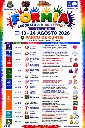 Laboratori Formia Kids Festival